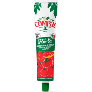 Concentrado de Tomate Bisnaga da Horta embalagem 140 g - Compal