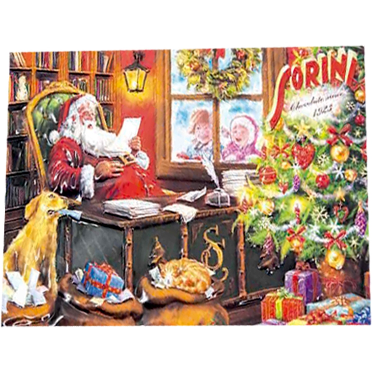 Bombons Chocolate de Leite Christmas Time lata 185 g