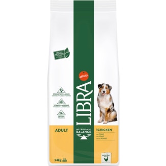 Alimento Seco para Cão Adulto sabor Frango embalagem 14 kg - Libra