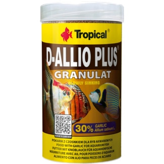 Alimento para Peixe D-Allio Plus embalagem 100 ml - Tropical