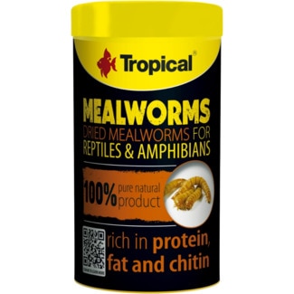 Alimento para Repteis Mealworms embalagem 100 ml - Tropical