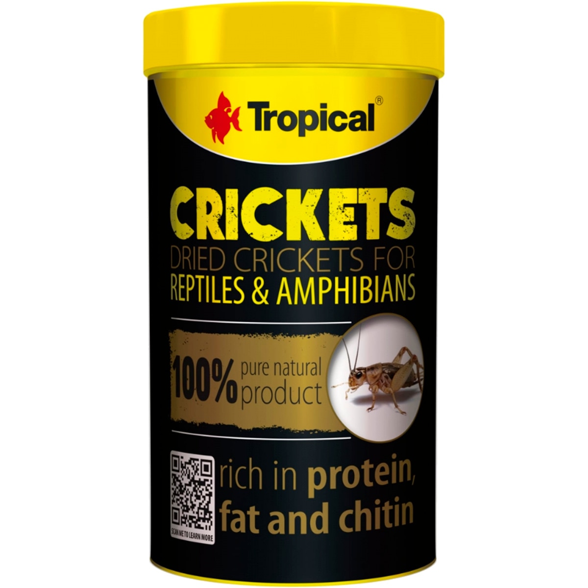 Alimento para Repteis Crickets embalagem 100 ml