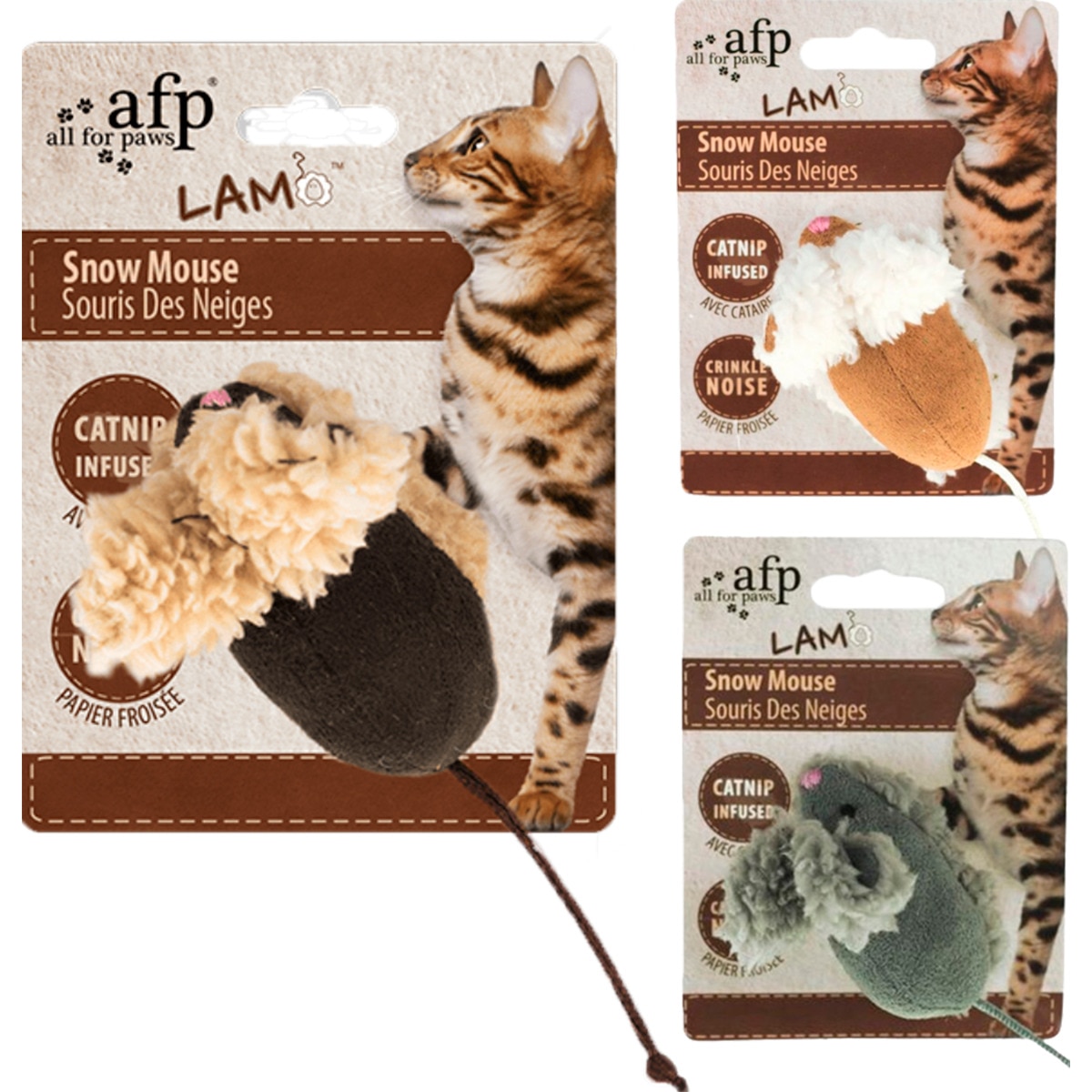 Brinquedo para Gato Snow Mouse embalagem 1 unidade
