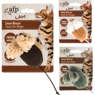 Brinquedo para Gato Snow Mouse embalagem 1 unidade - All For Paws