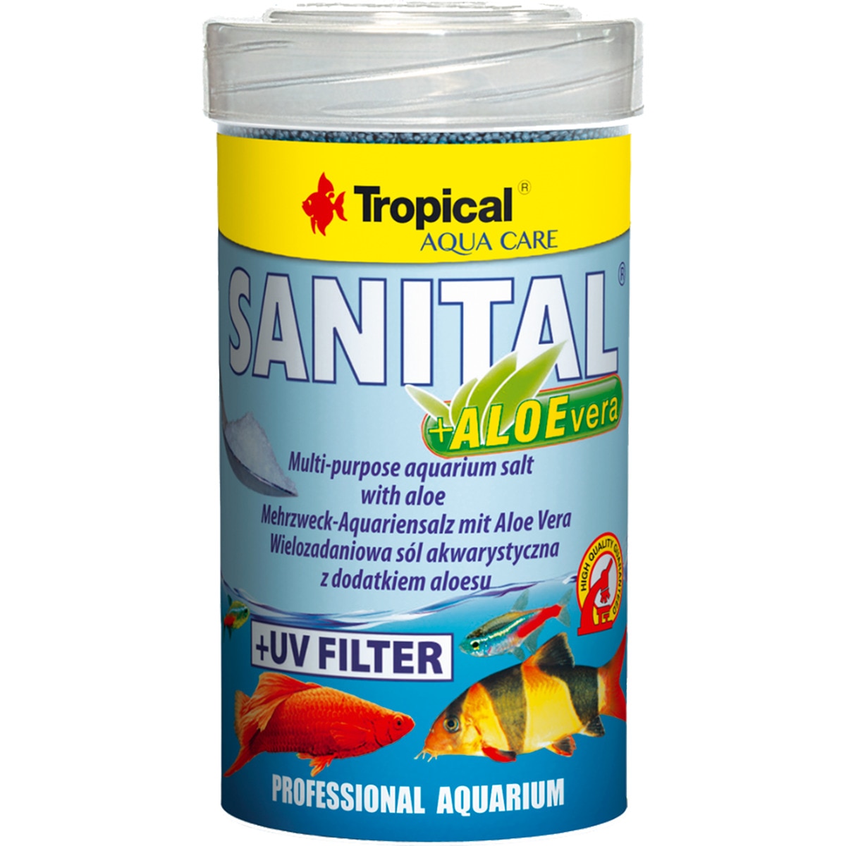 Tratamento para Peixes Sanital Aloe embalagem 100 ml