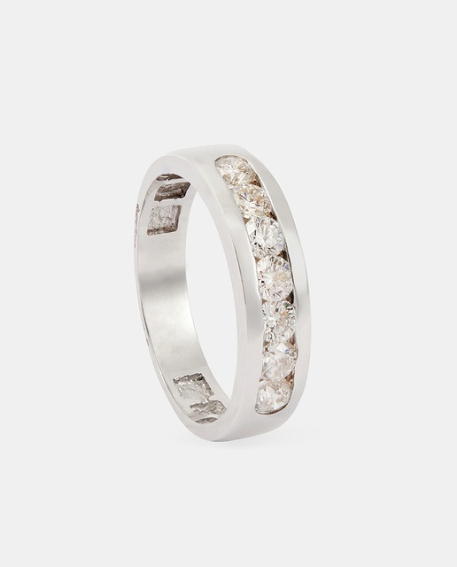 Imagem 0 de Aliança de ouro com diamantes