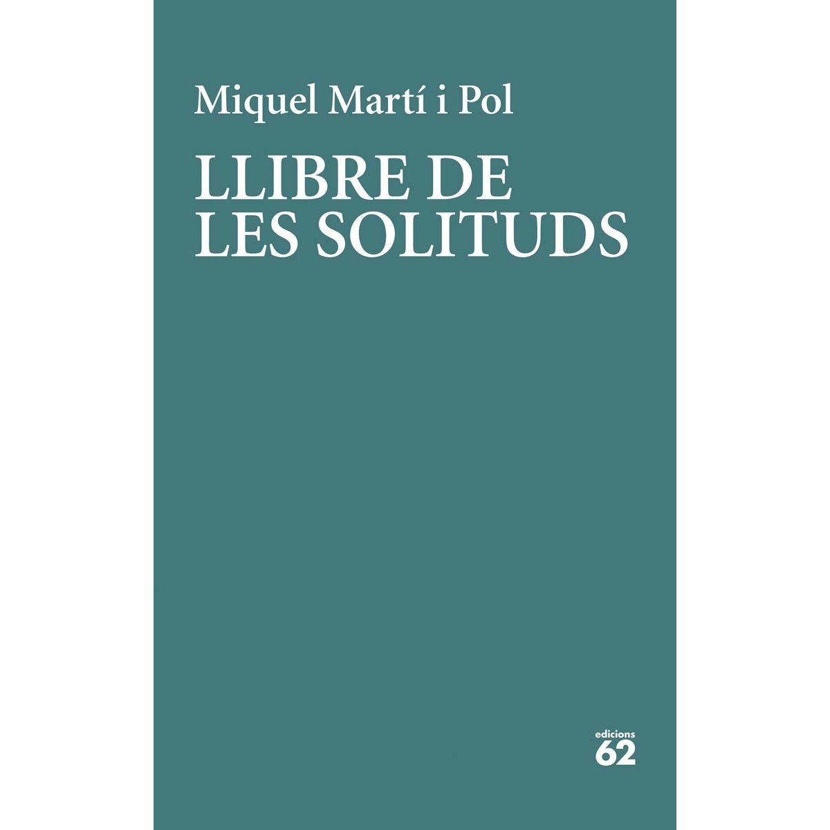 Llibre de les solituds (Capa mole com abas) 1