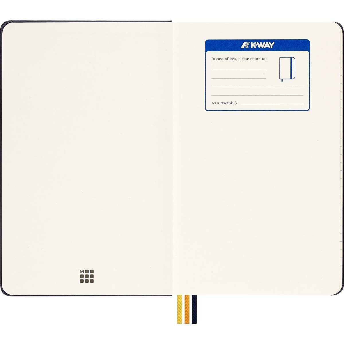 Caderno Large Folhas de Linhas Edição Limitada K-Way - Azul Azul-2