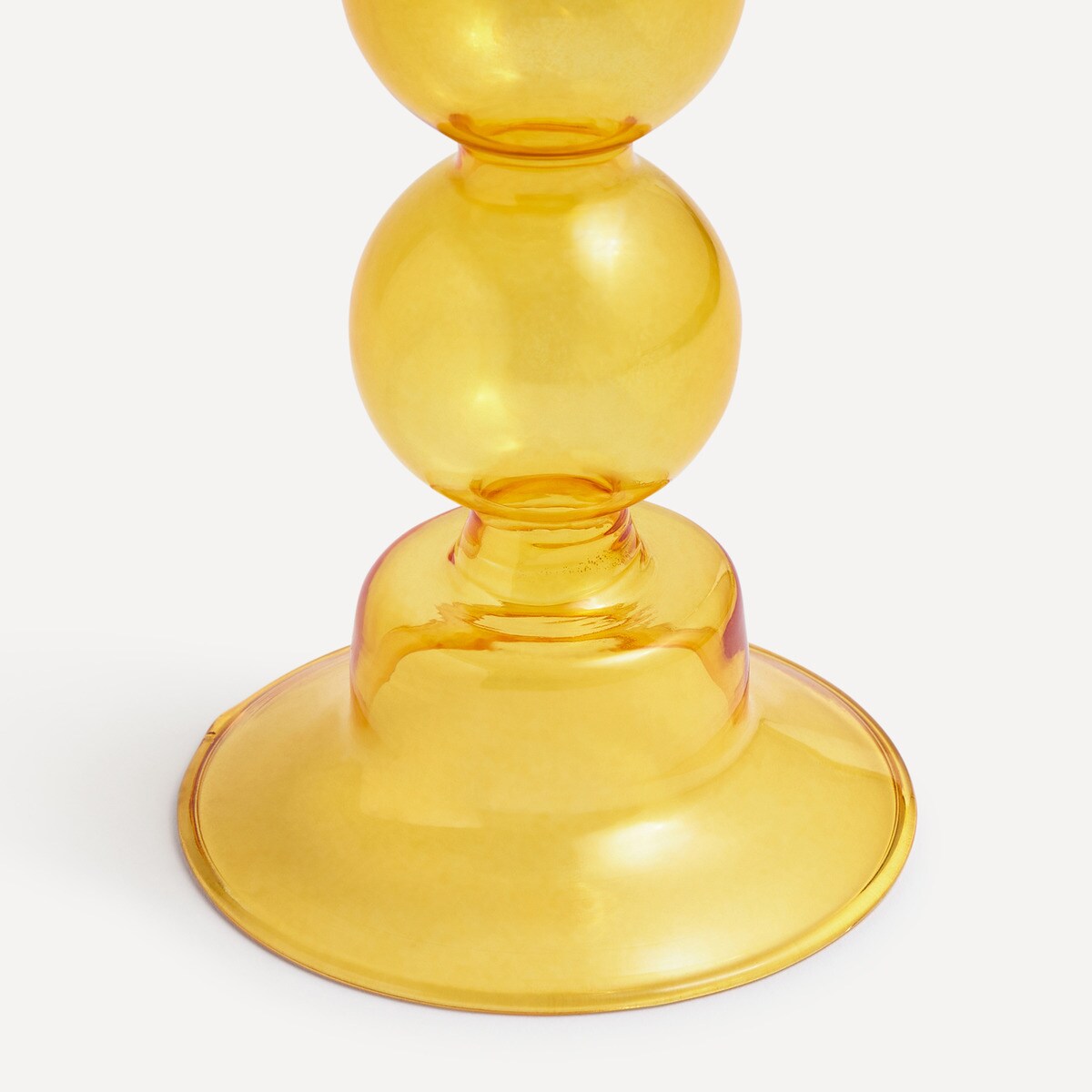 Candelabro Amarillo de borosilicato El Corte Inglés · El Corte Inglés