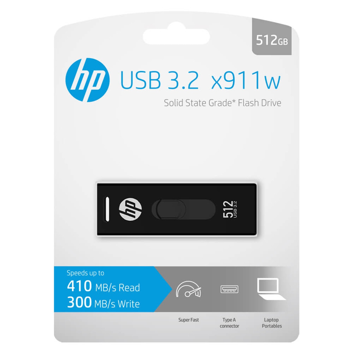 Pendrive HP x911w 512GB, USB 3.2 5