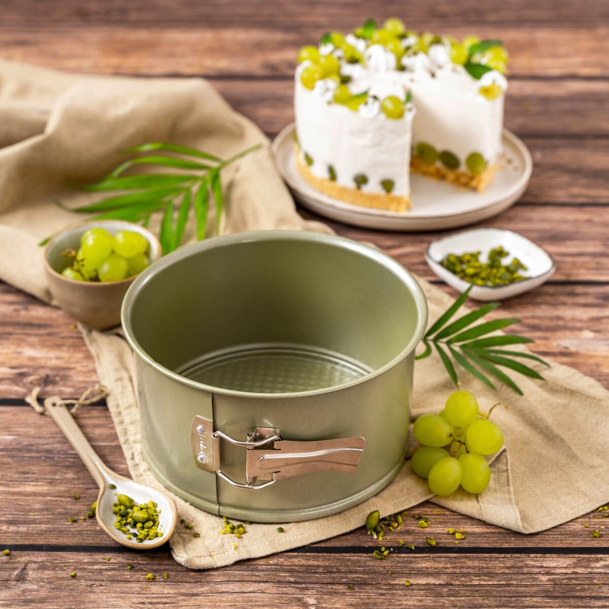 Molde desmontable redondo Green Vision Zenker Verde-3