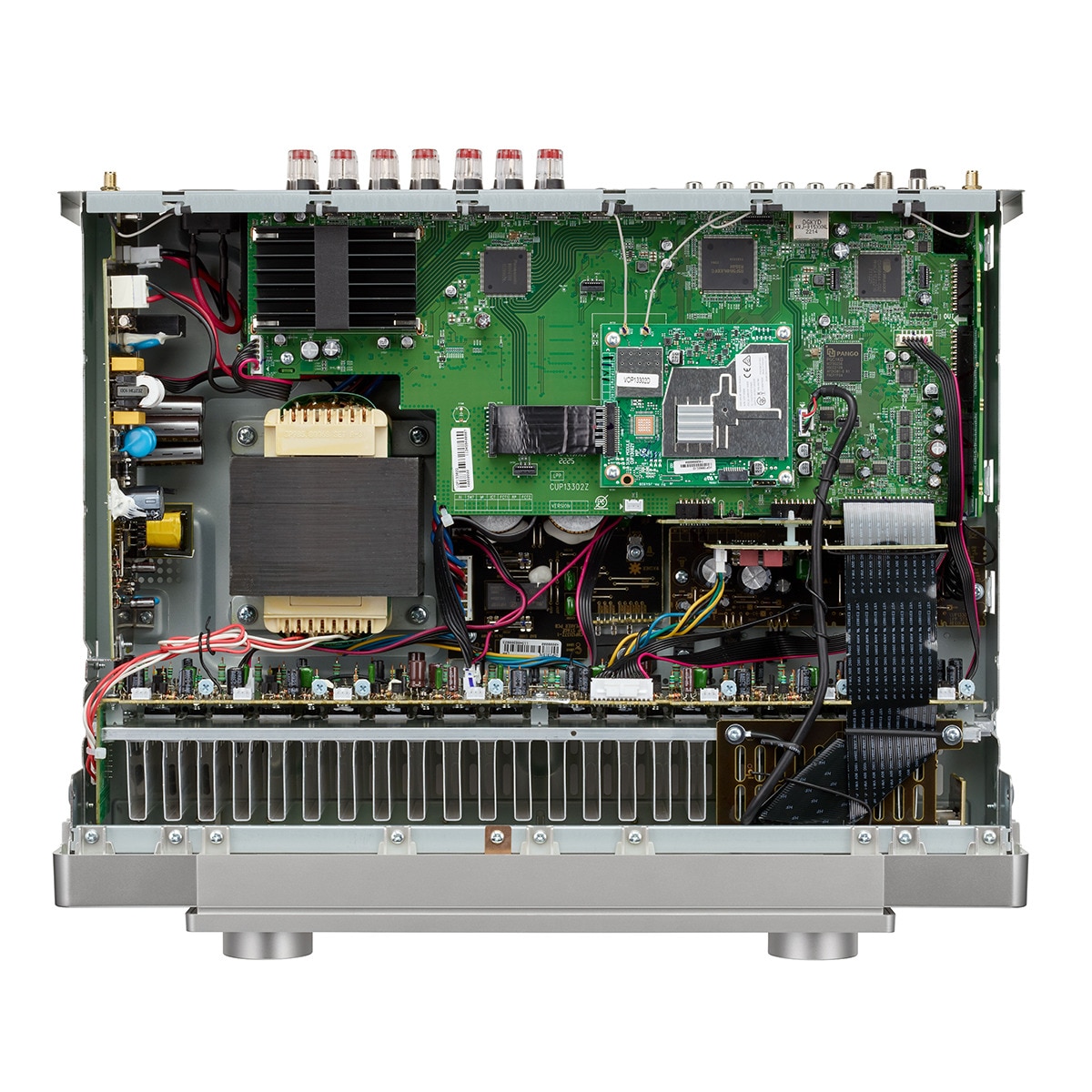 Receptor AV ultradelgado Marantz CINEMA 70s, 7.2, 50W por canal, plata Plata-5