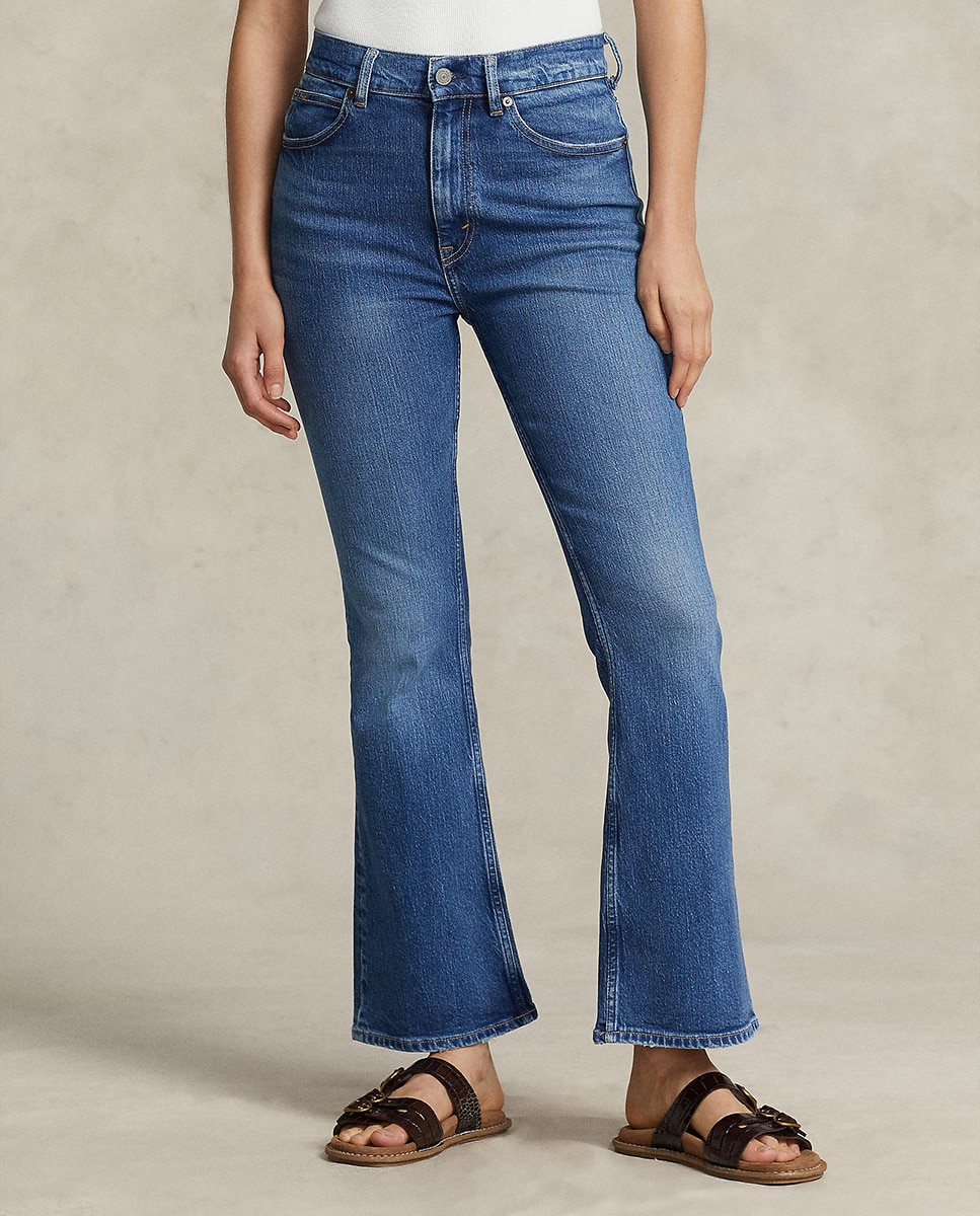 Jean cropped évasé