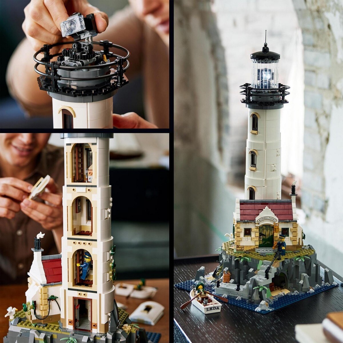 O Farol Motorizado Lego Ideas 4