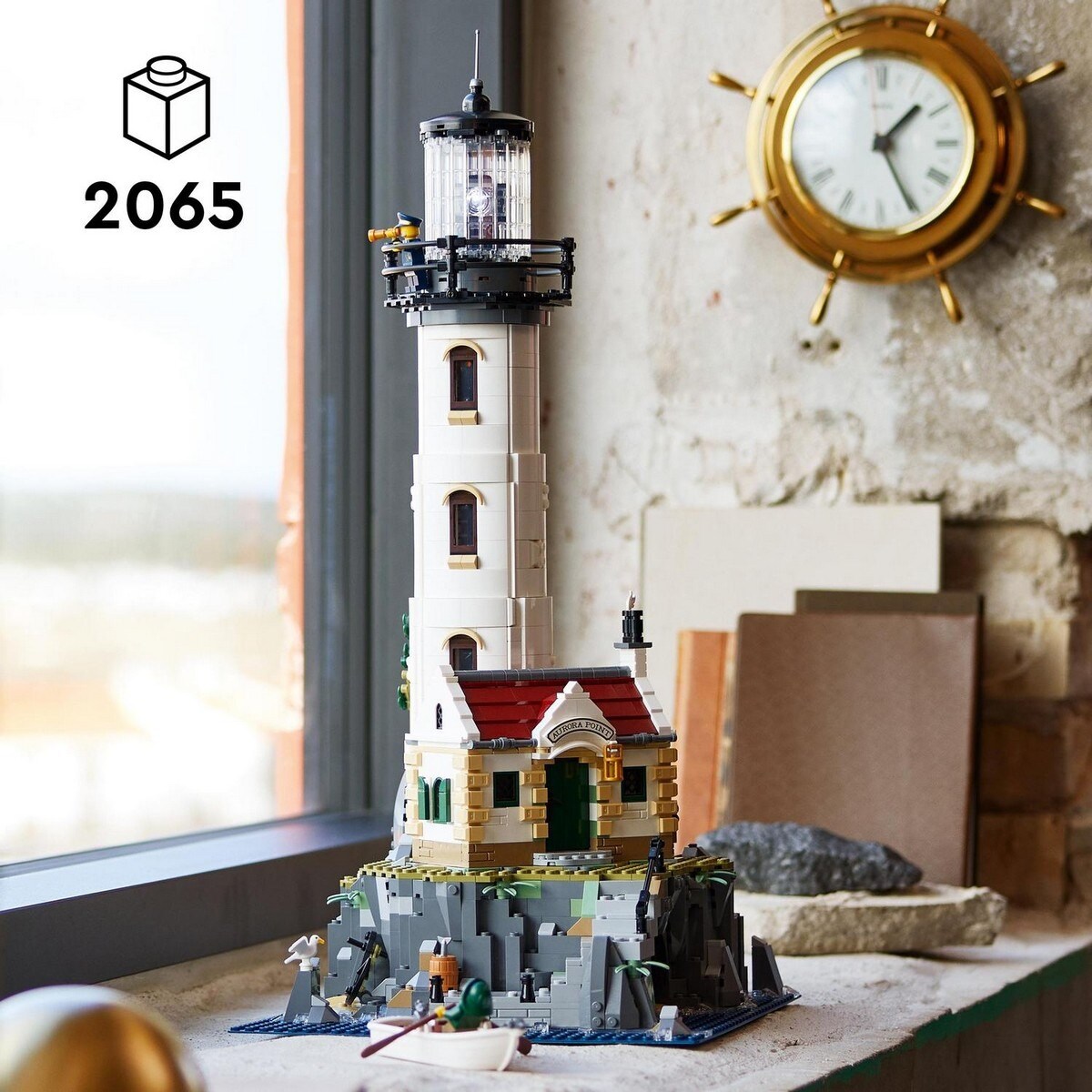 O Farol Motorizado Lego Ideas 3