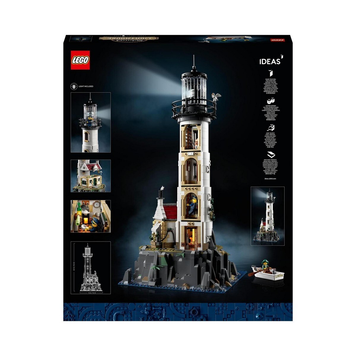 O Farol Motorizado Lego Ideas 8