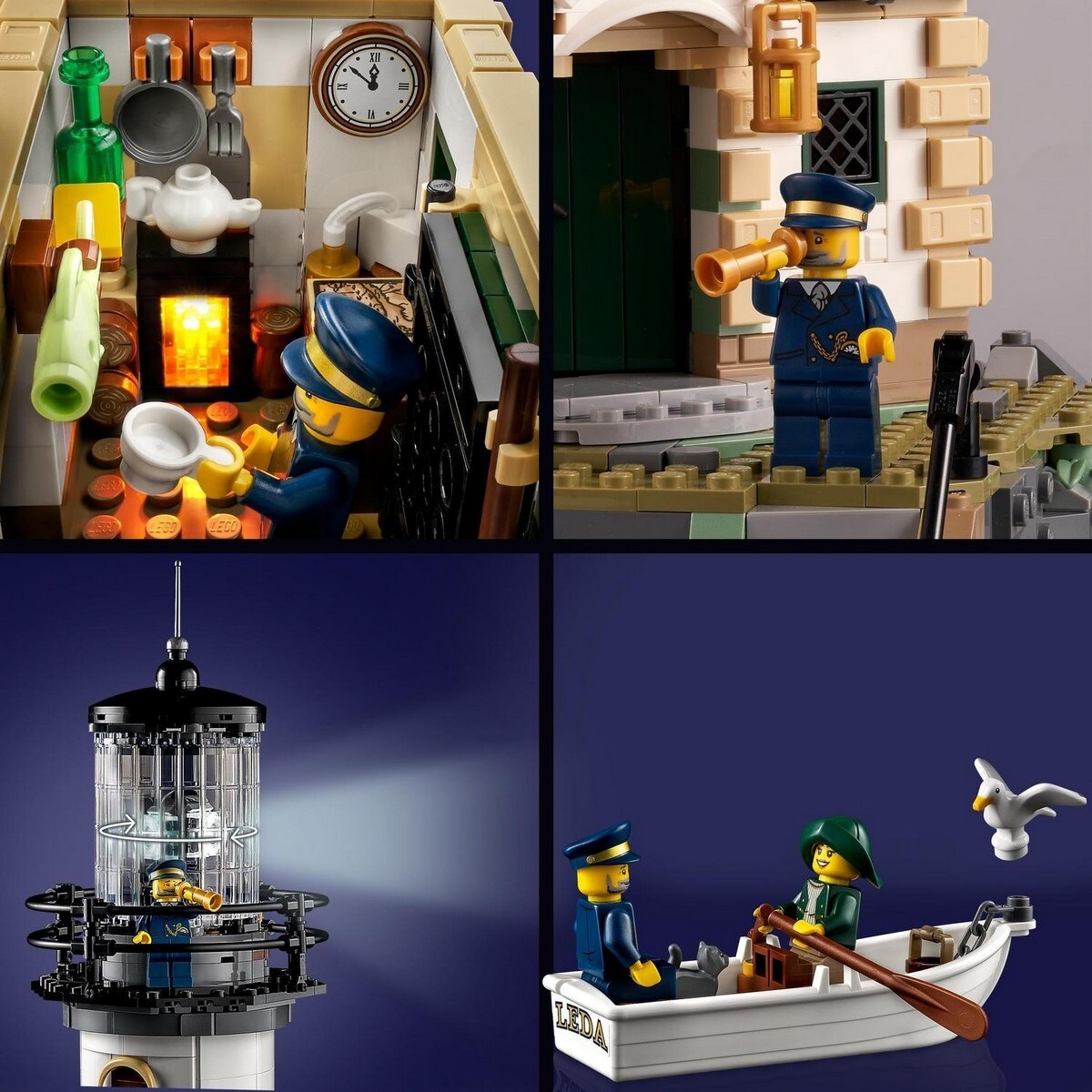 O Farol Motorizado Lego Ideas 6