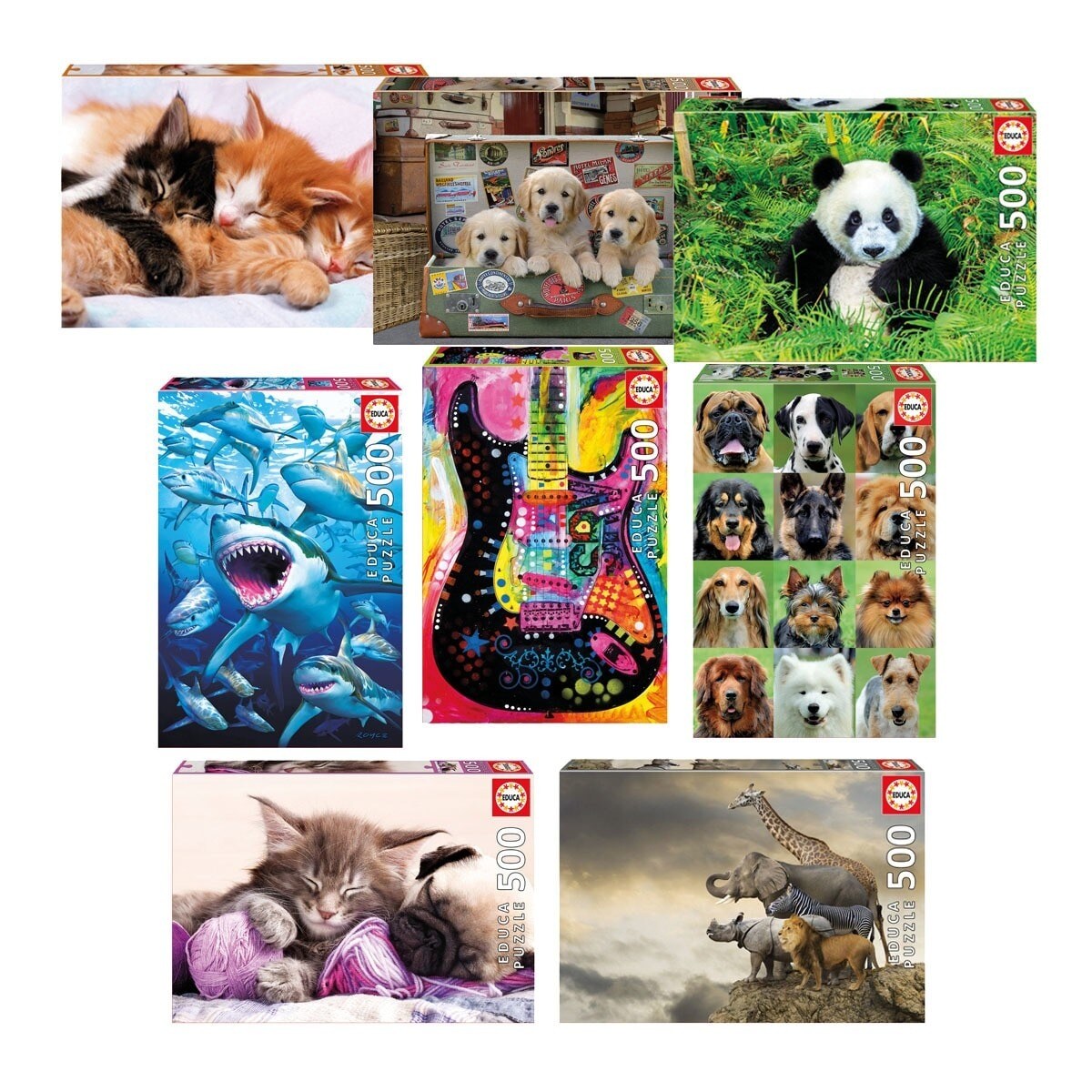 Puzzle Educa 500: Sortido 1