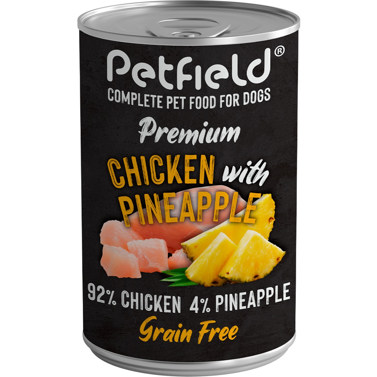 Alimento Húmido para Cão sabor Frango e Ananás lata 400 g