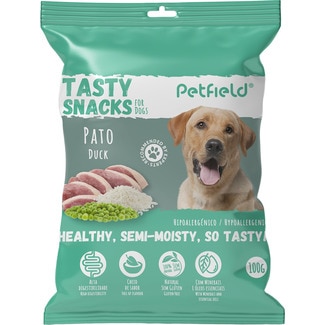 Snack Tasty de Pato embalagem 100 unidade - Petfield