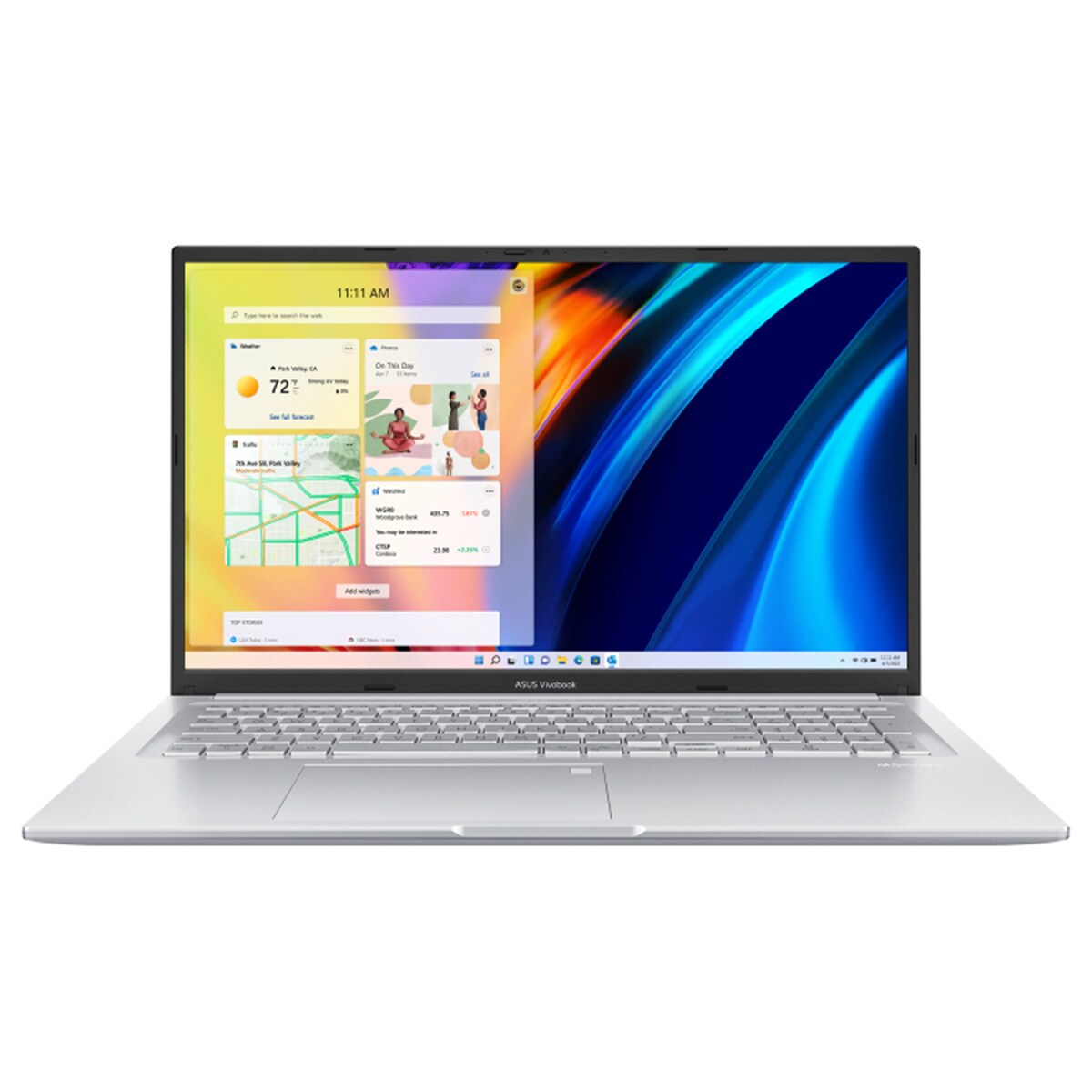 Portátil ASUS VivoBook K1703ZA-AU118W, i5-12500H, 16GB, 512GB SSD, 17,3", W11 Plata-1