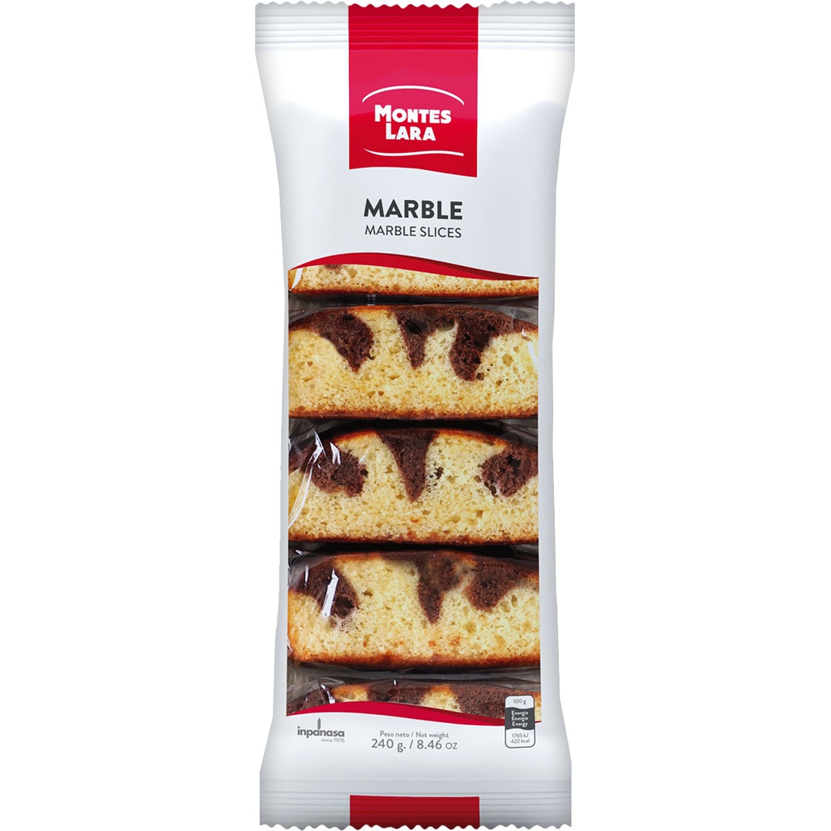 bizcochos Marble con chocolate paquete 240 g