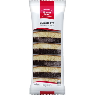 bizcochos con cobertura de cacao paquete 210 g - Montes Lara