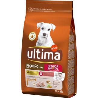 Mini Senior Agevital pienso para perros senior minis con pollo bolsa 1,5 kg - Ultima