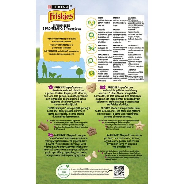 Shapes Snacks für Hunde Box 800 g