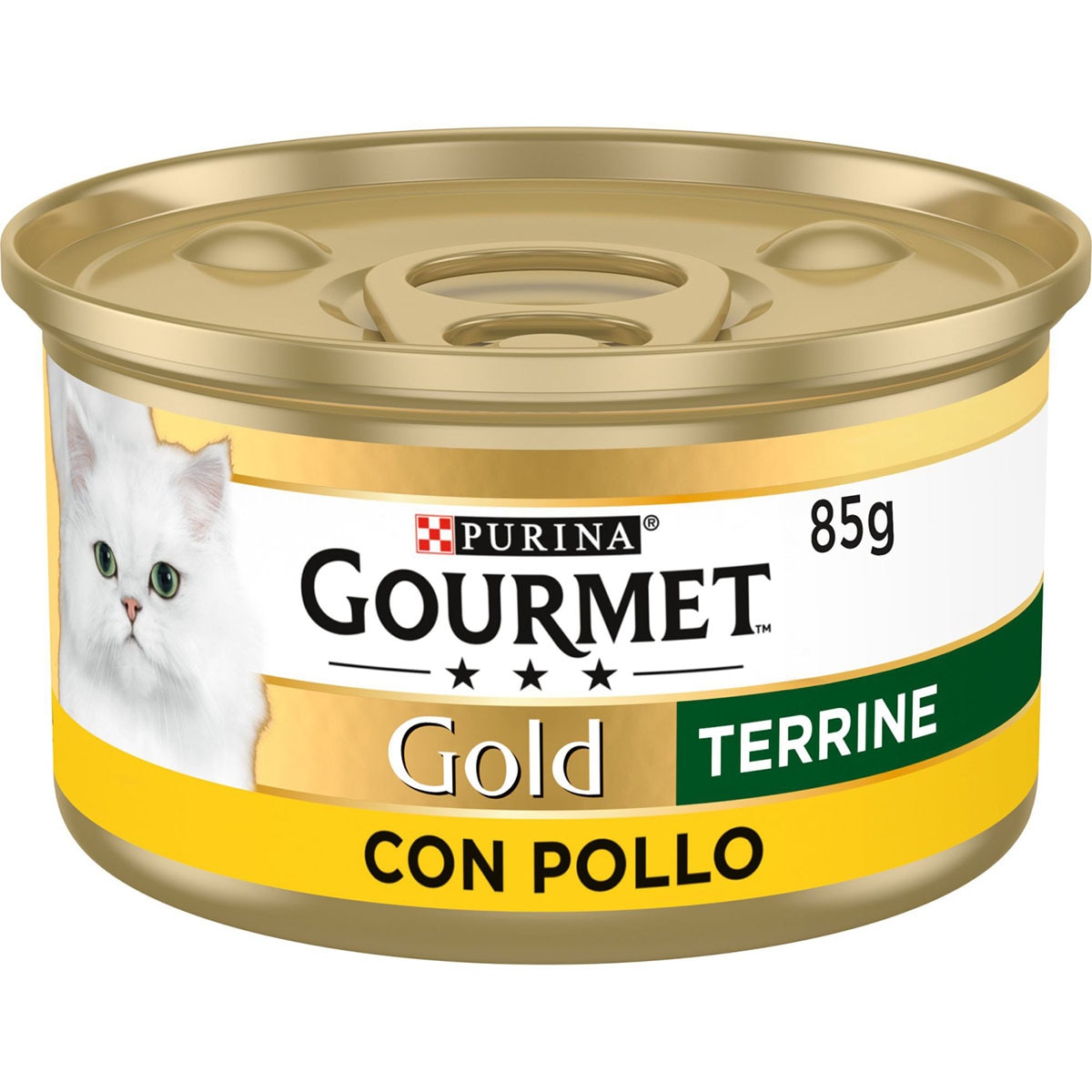 Gold Terrine comida húmeda para gatos con pollo lata 85 g
