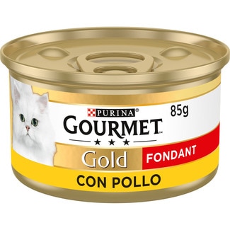 Gold Fondant comida húmeda para gatos con pollo lata 85 g - Gourmet