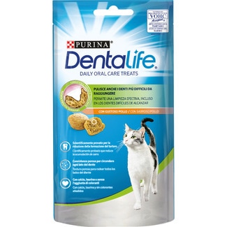 snack dental para gatos con pollo envase 40 g - Dentalife