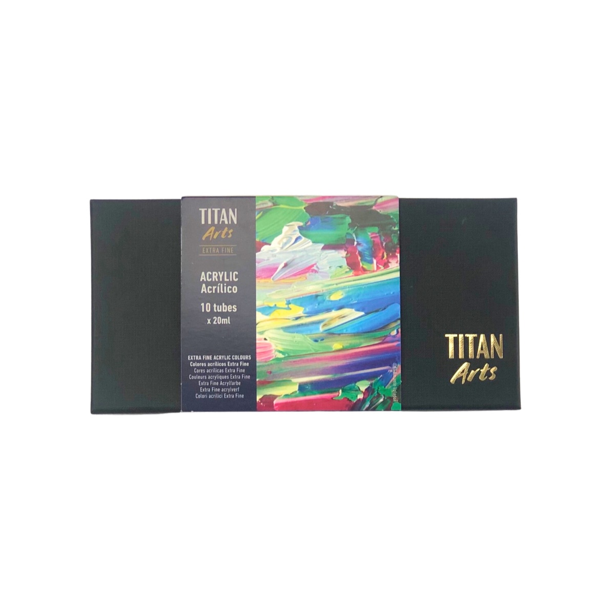 Conjunto de 10 Tubos Acrílico Extrafino 20 ml - Multicolor Multicolor-1