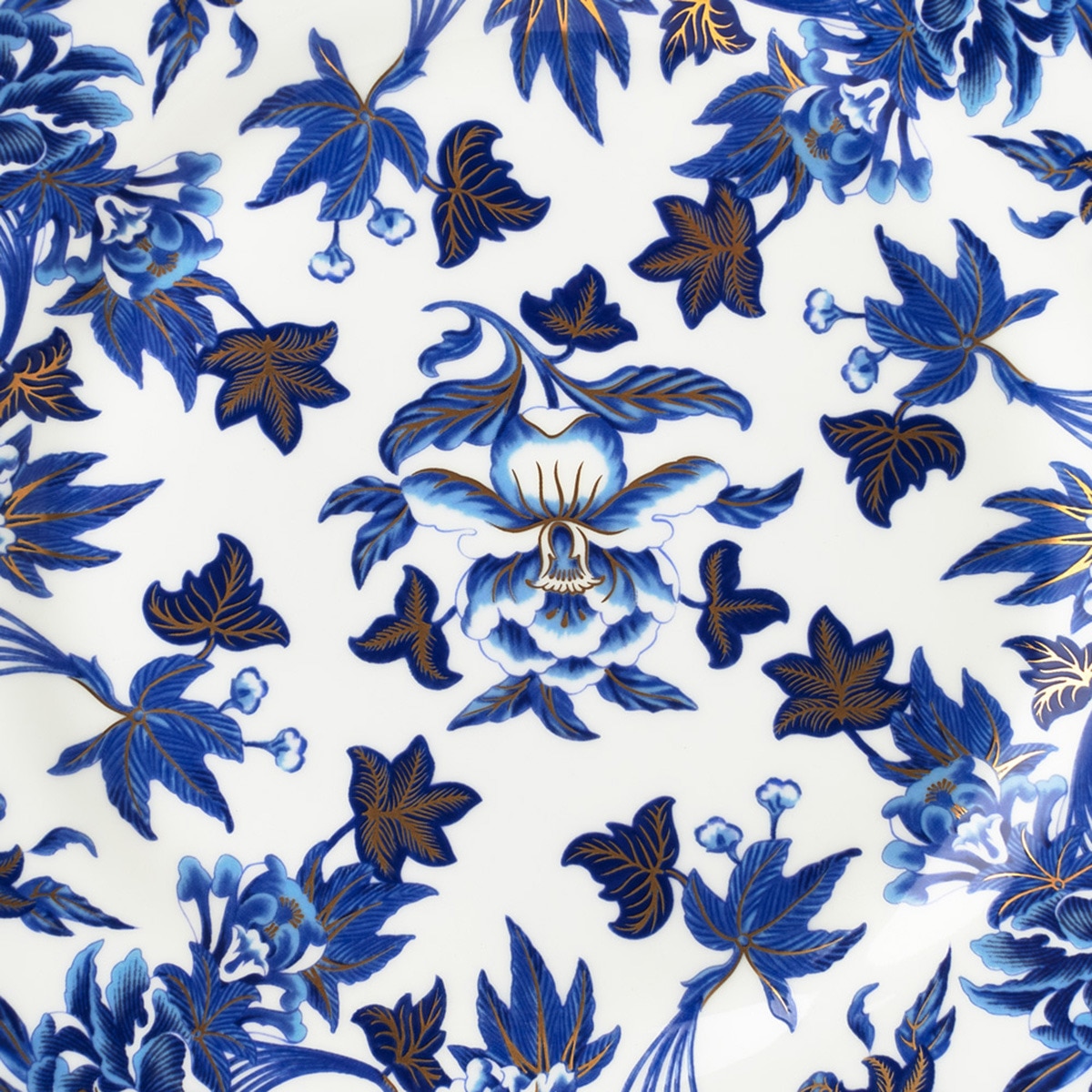 Prato para Biscoitos de Chá Hibiscus Azul-4