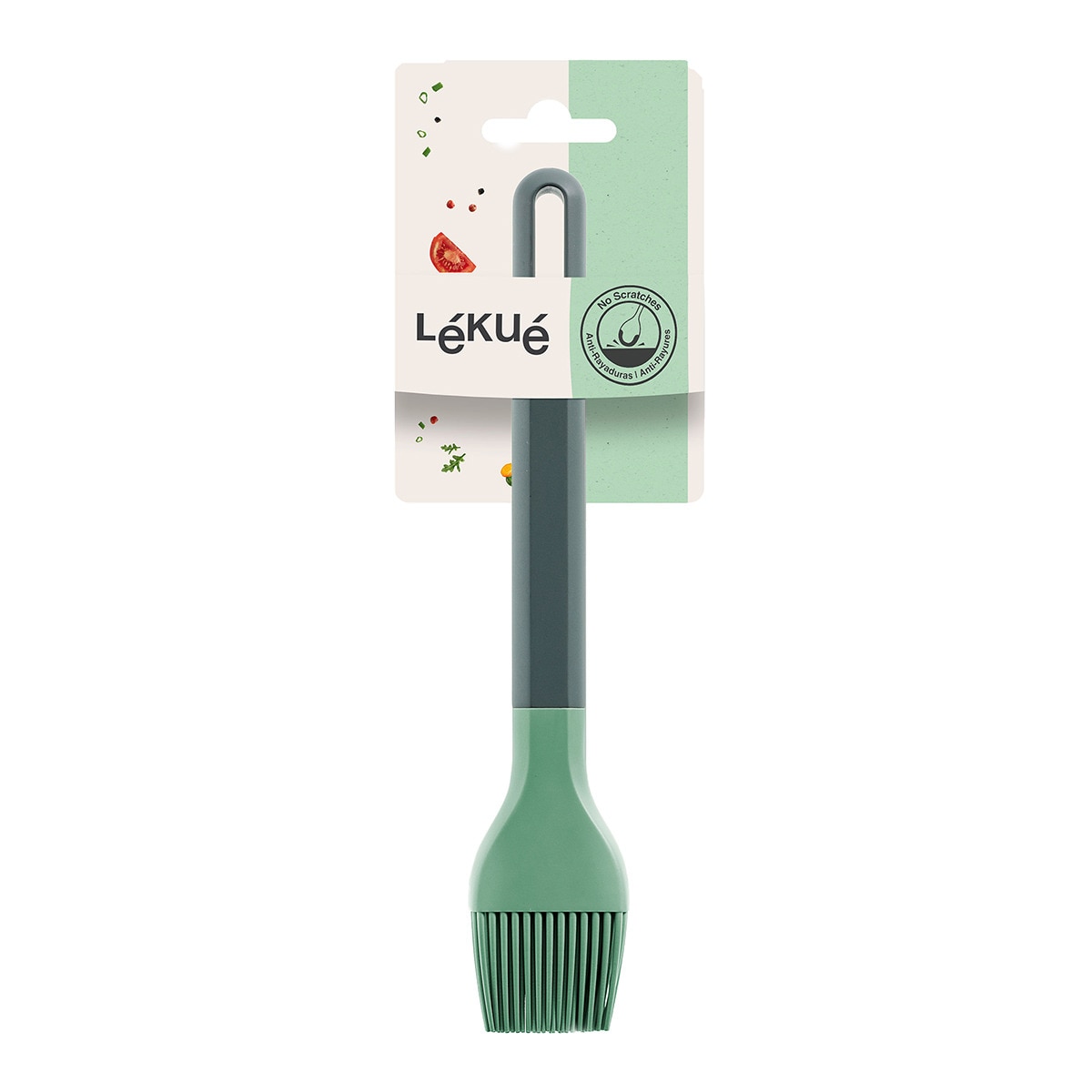 Pincel de silicona Non Scratch Lékué Gris-2