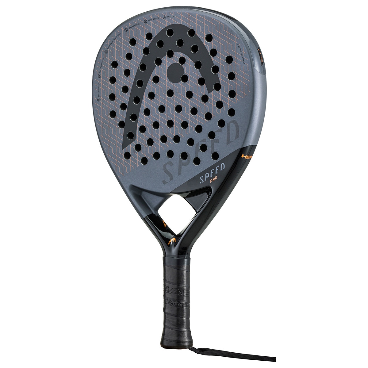 Raquete de Padel Speed Pro 2023 Preto / Cinzento-2