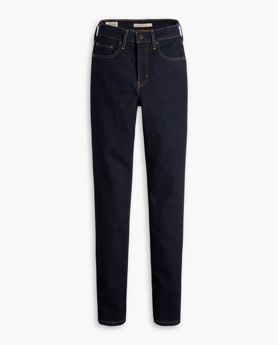 Jeans 724™ Straight com Cintura Subida e Lavagem Escura Azul-índigo-5