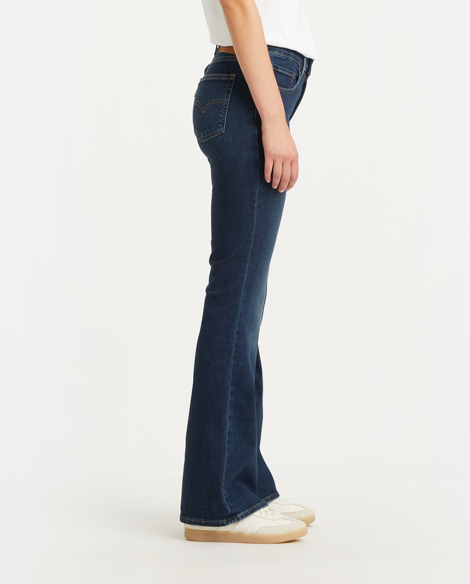 Jeans 726™ Flare com Cintura Subida e Lavagem Escura Azul-marinho-4