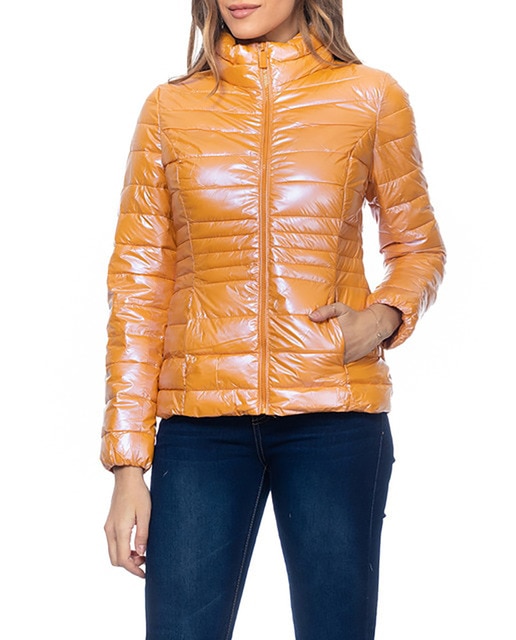 Imagen 0 de Anorack corto metalizado con cierre de cremallera