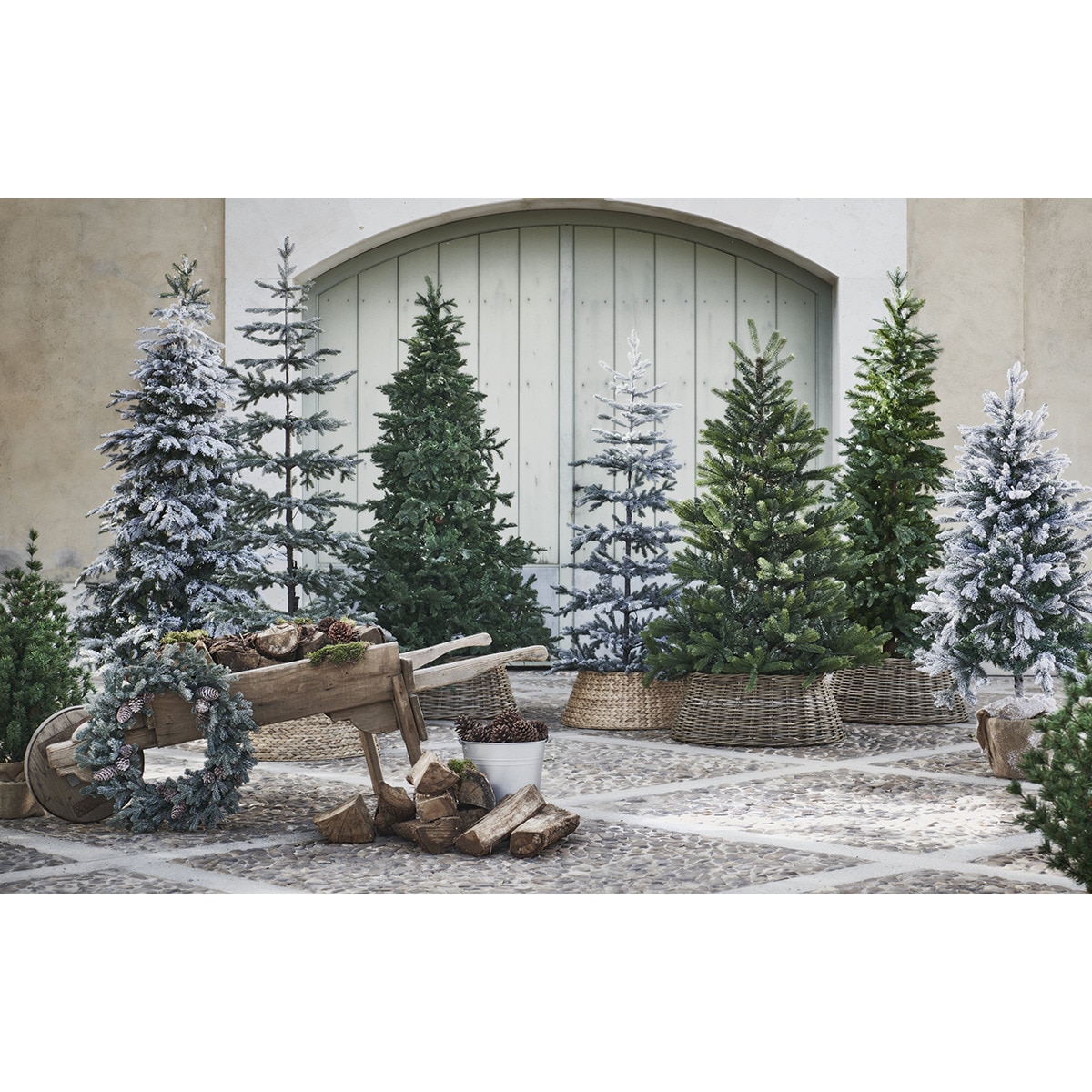 Árbol de suelo Ancelle Navidad El Corte Inglés Verde-5