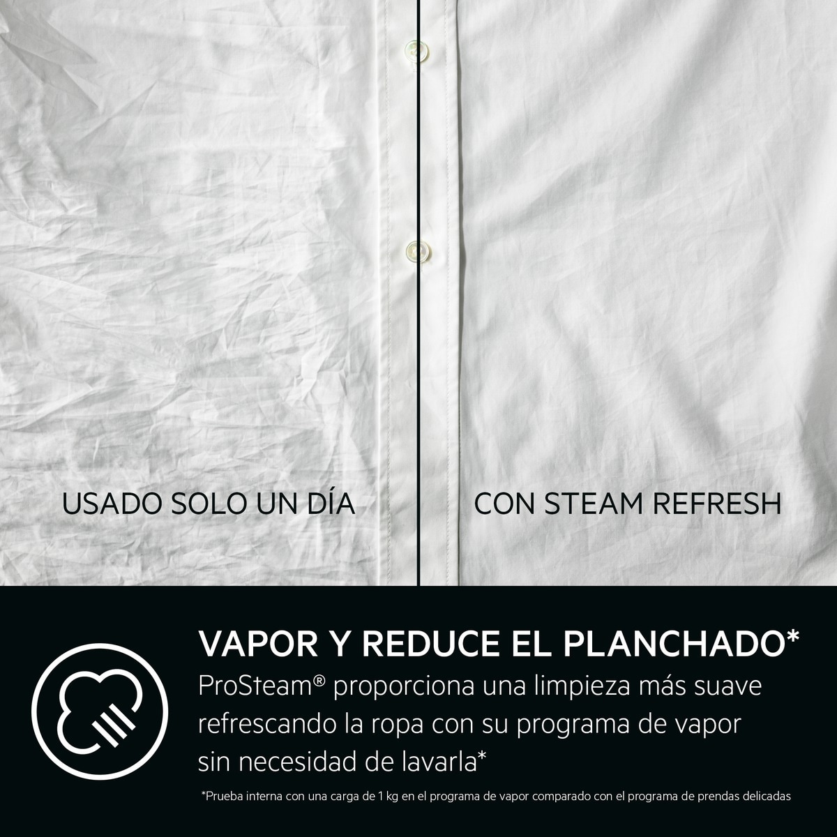 Lavadora AEG 11Kg / 1.400 rpm programa a vapor, inverter - LFR7404L4BP Blanco-10