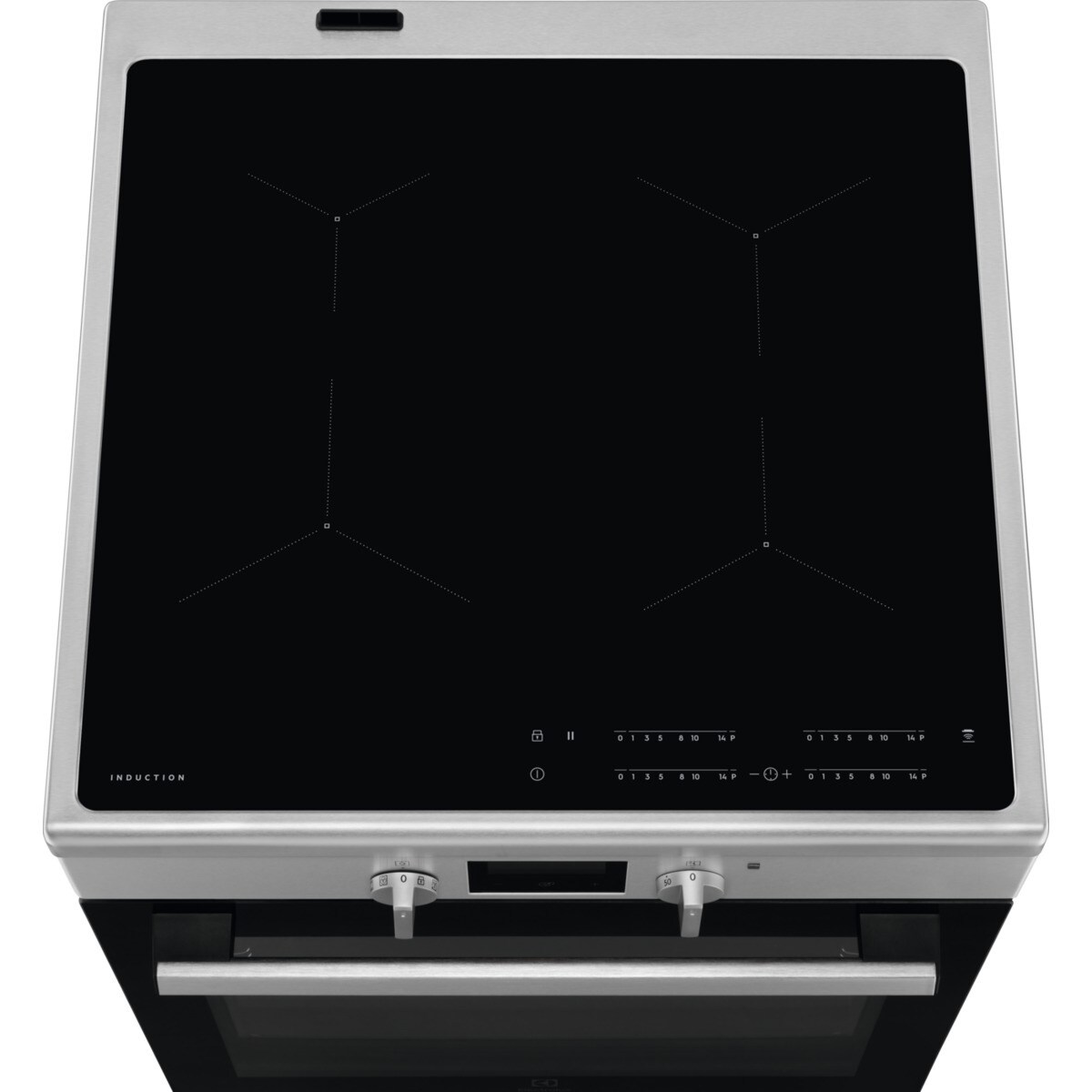 Cocina compacta AEG 60 cm, 4 zonas y horno - CIB6646ABM Inox-5