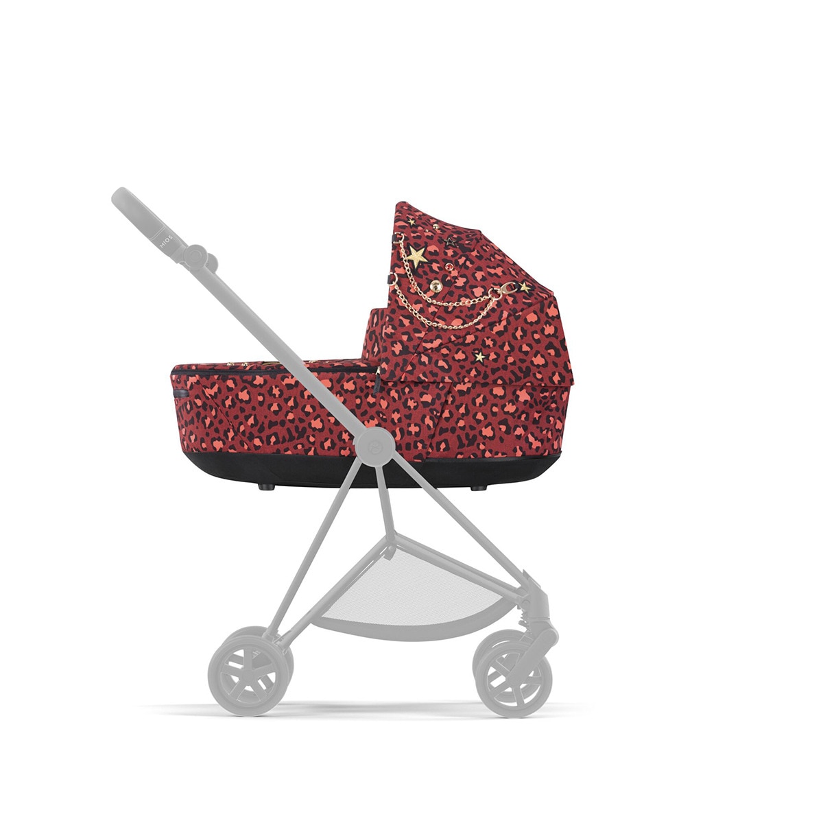 Alcofa Cybex Mios Lux Rockstar - Vermelho Escuro Vermelho-2