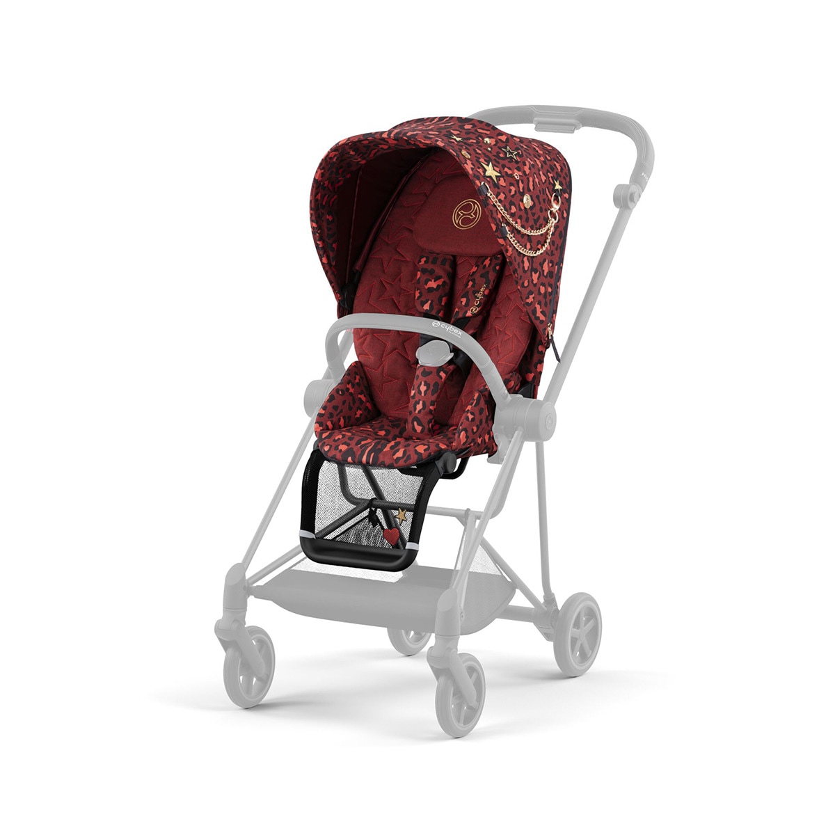 Assento para MIOS Edição Rockstar Vermelho-1
