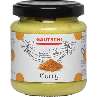 salsa curry frasco 115 g - Gautschi