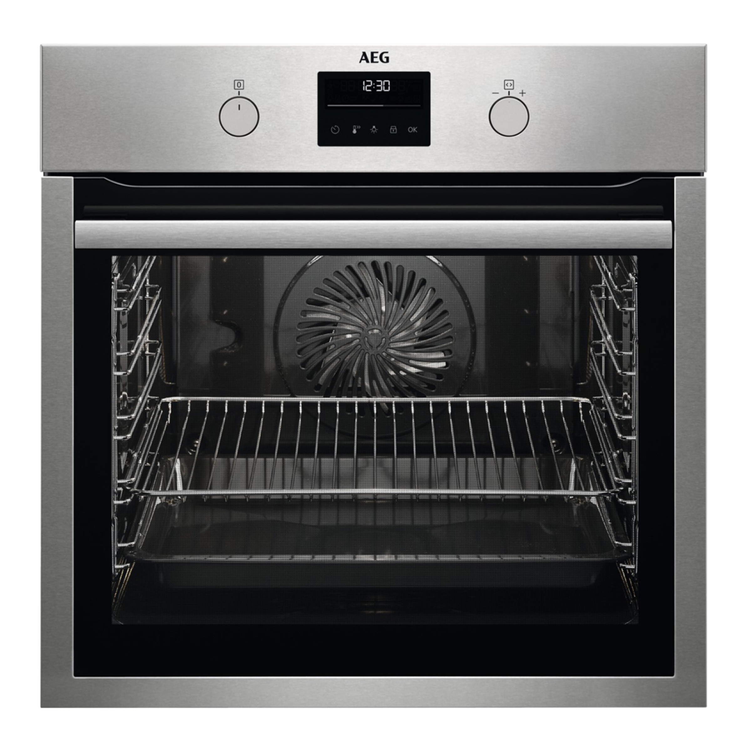 Horno multifunción AEG pirolitico - BPS335160M (Reacondicionado Grado B) Inox-1