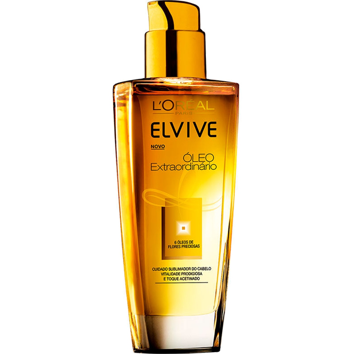 Elvive Óleo Extraordinário Creme de Lavagem sem Espuma para Cabelos Secos embalagem 100 ml