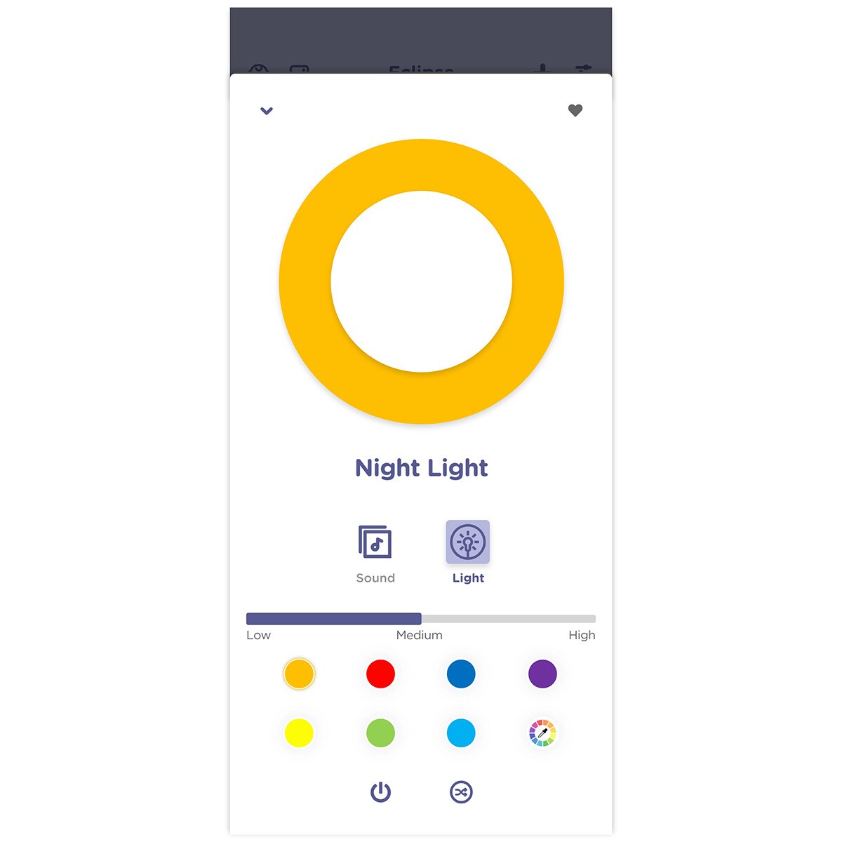Luz nocturna Hubble Connected Eclipse Plus con reloj