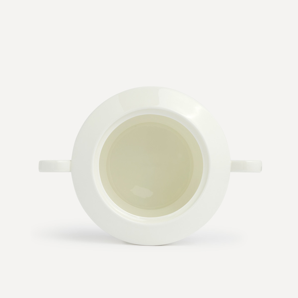 Terrina de sopa redonda Bone China Essential El Corte Inglés Branco-4