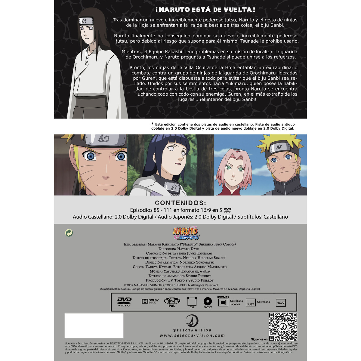 Naruto Shippuden. Box 4 (DVD) · SELECTA VISION · El Corte Inglés
